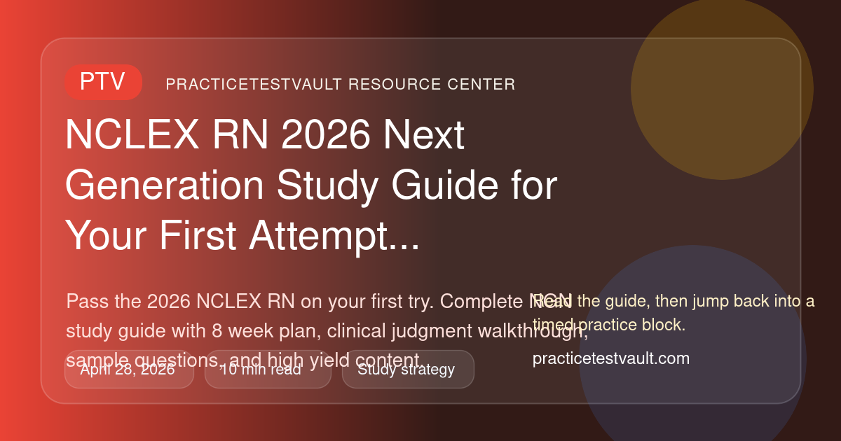 Next Gen Case Study Example NCLEX RN 2026 Next Generation Study Guide for Your First Attempt ...