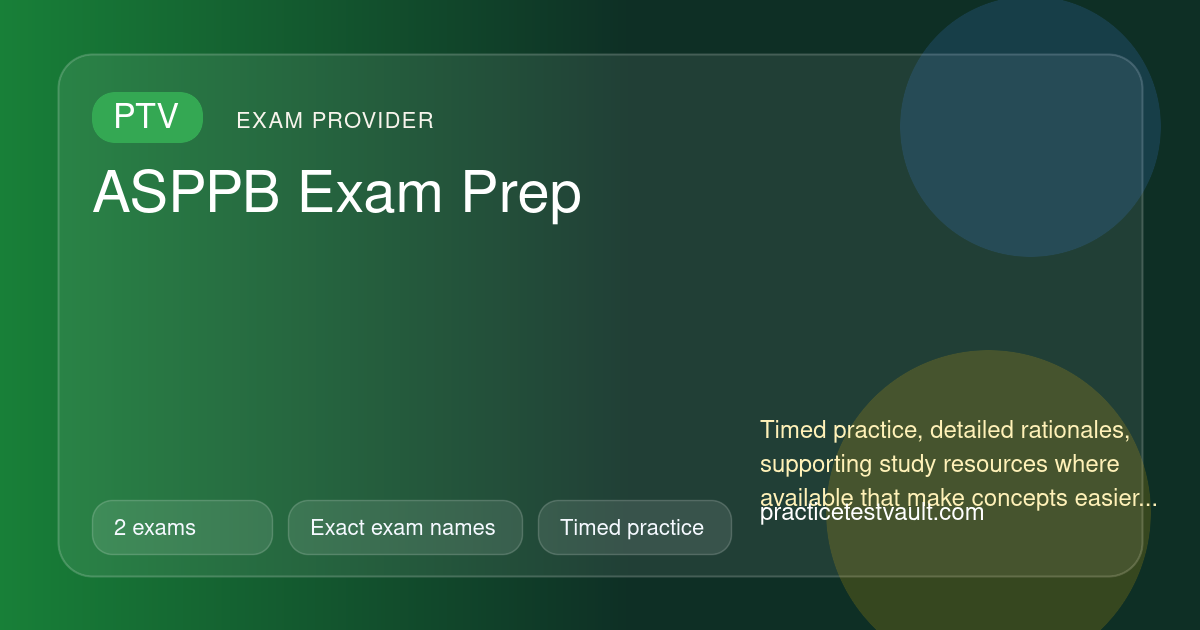 ASPPB Practice Tests | Exact Exam Pages and Free Samples ...