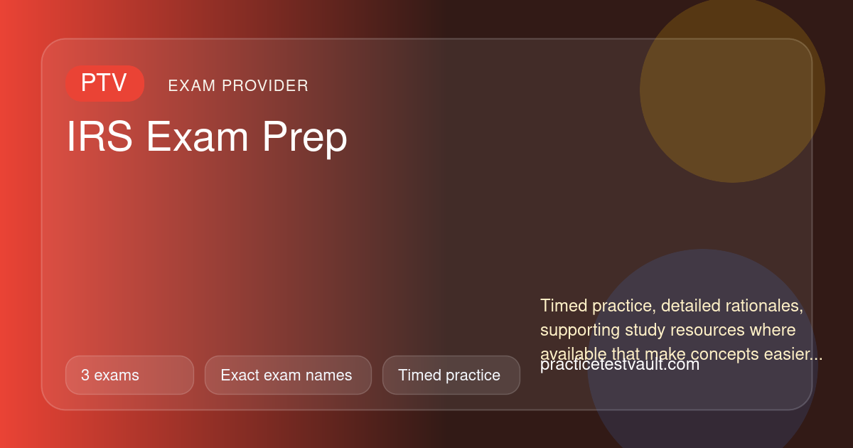 IRS Practice Tests | Exact Exam Pages and Free Samples ...
