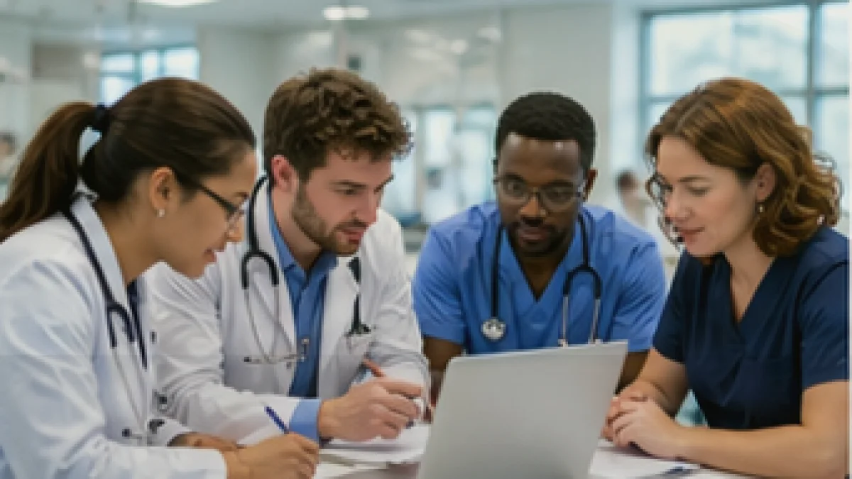 AMT Medical Laboratory Technician practice test students taking an online exam with rationales and sample questions