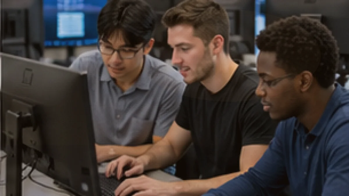 Cisco CCNA (200-301) practice test students taking an online exam with rationales and sample questions