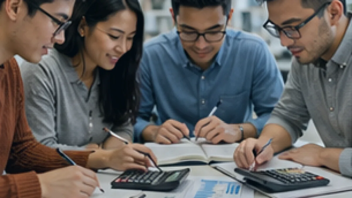 CLEP Financial Accounting practice test students taking an online exam with rationales and sample questions
