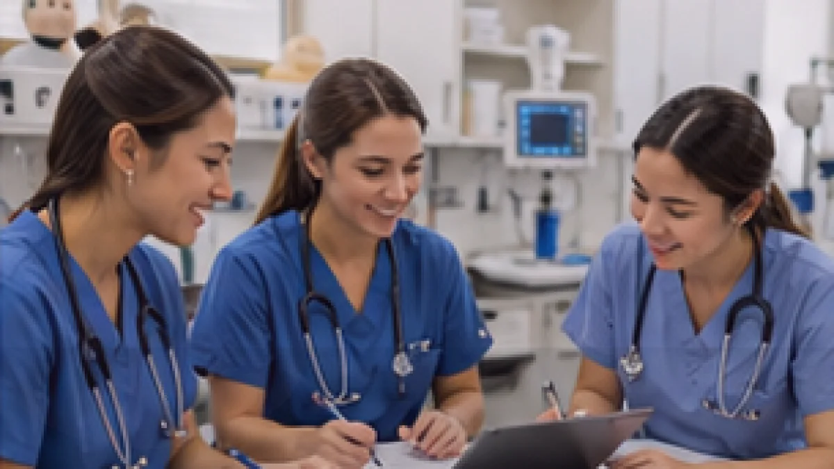 Kaplan Nursing School Entrance Math practice test students taking an online exam with rationales and sample questions