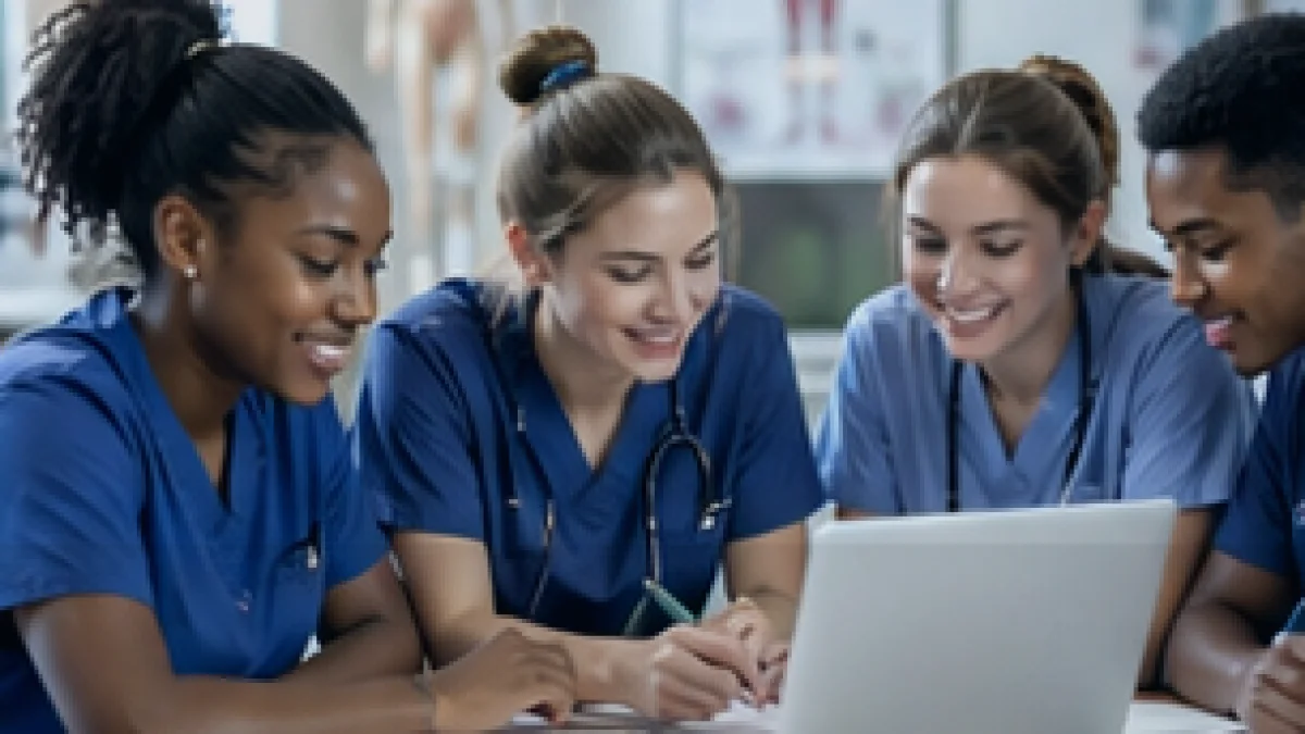 Kaplan Nursing School Entrance Reading practice test students taking an online exam with rationales and sample questions