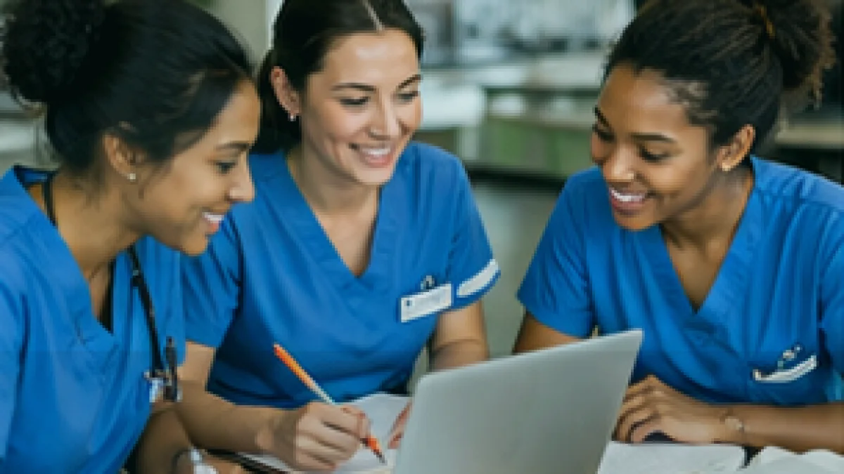 NCLEX-PN practice test students taking an online exam with rationales and sample questions
