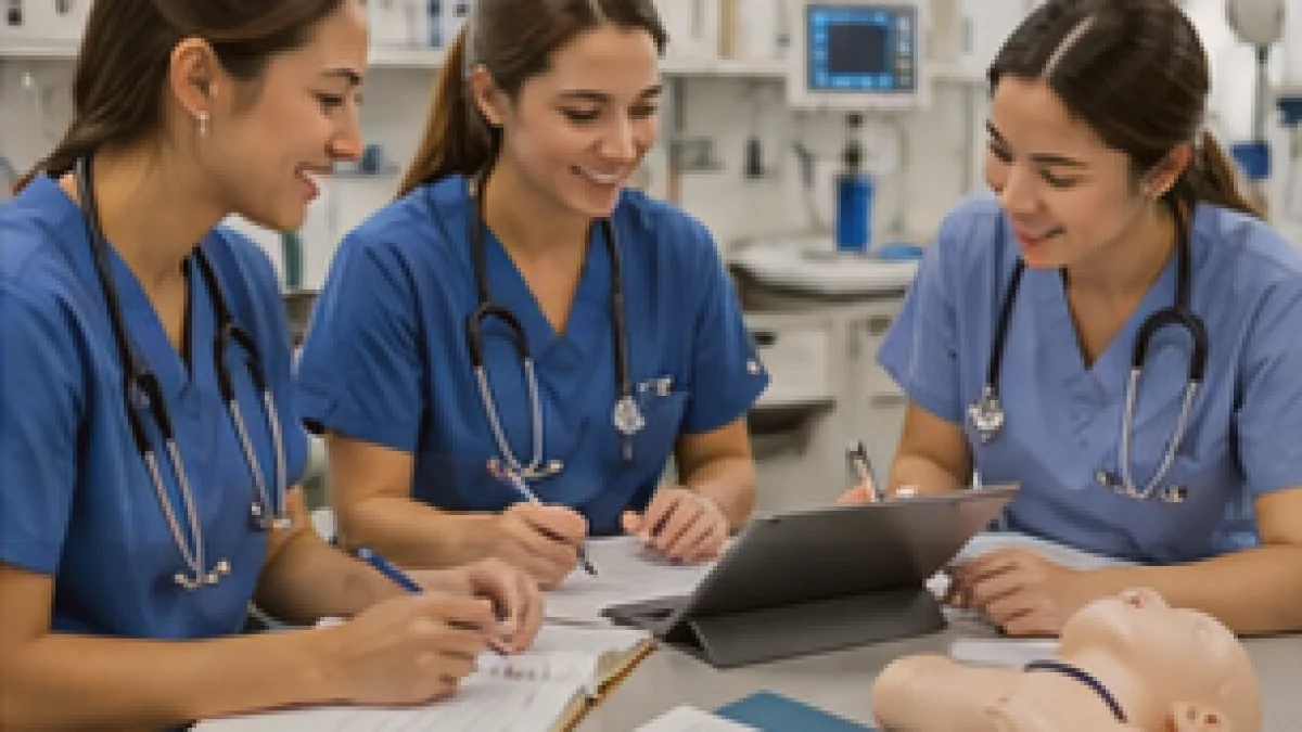 OET Medicine practice test students taking an online exam with rationales and sample questions